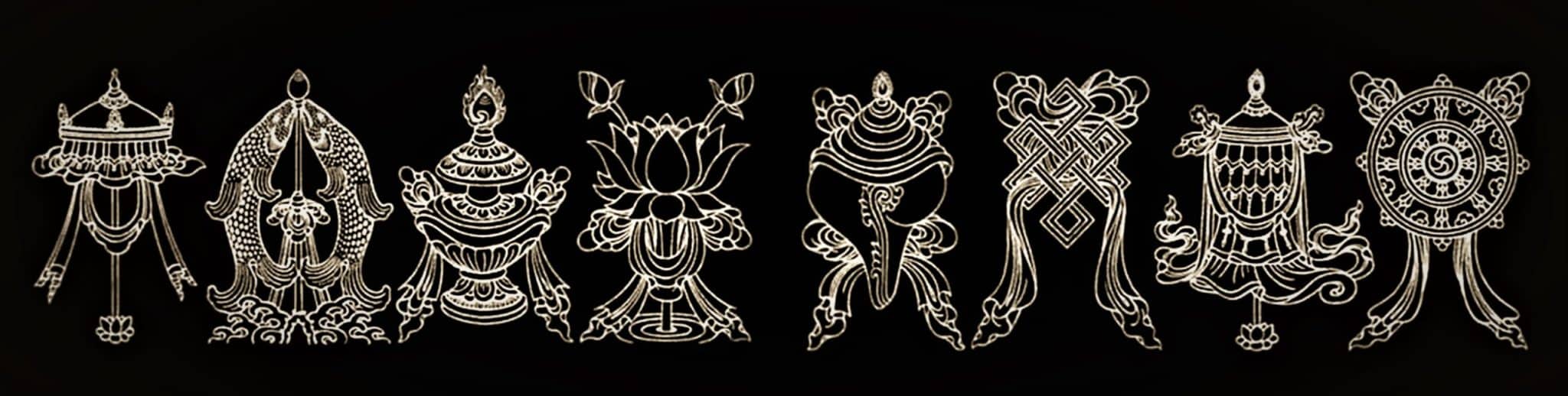 Huit symboles auspicieux