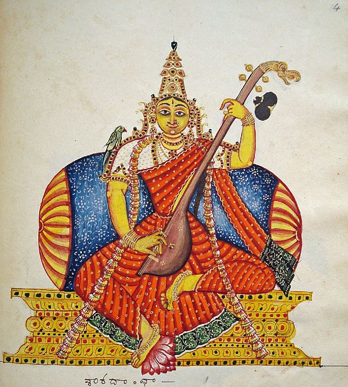 saraswati british muséum déesse connaissance brahma