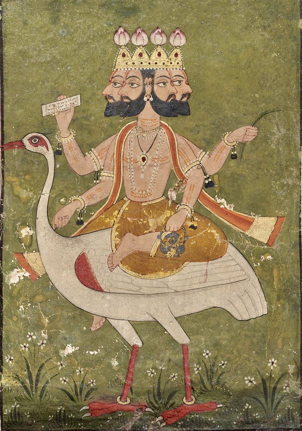 manuscrit hindouiste brahma