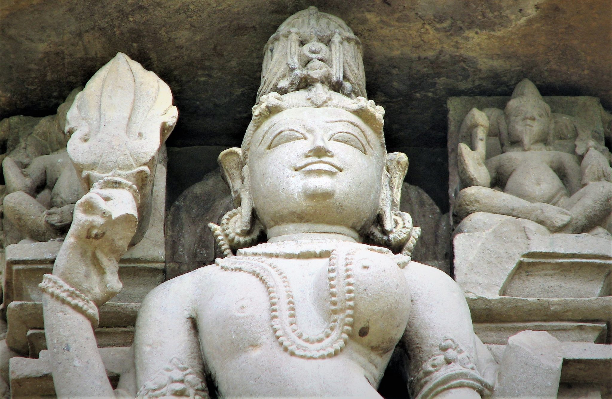  Temple de Khajurâho statue shiva ardhanari
