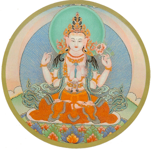 Avalokiteshvara à 4 bras Mes Indes Galantes Achat