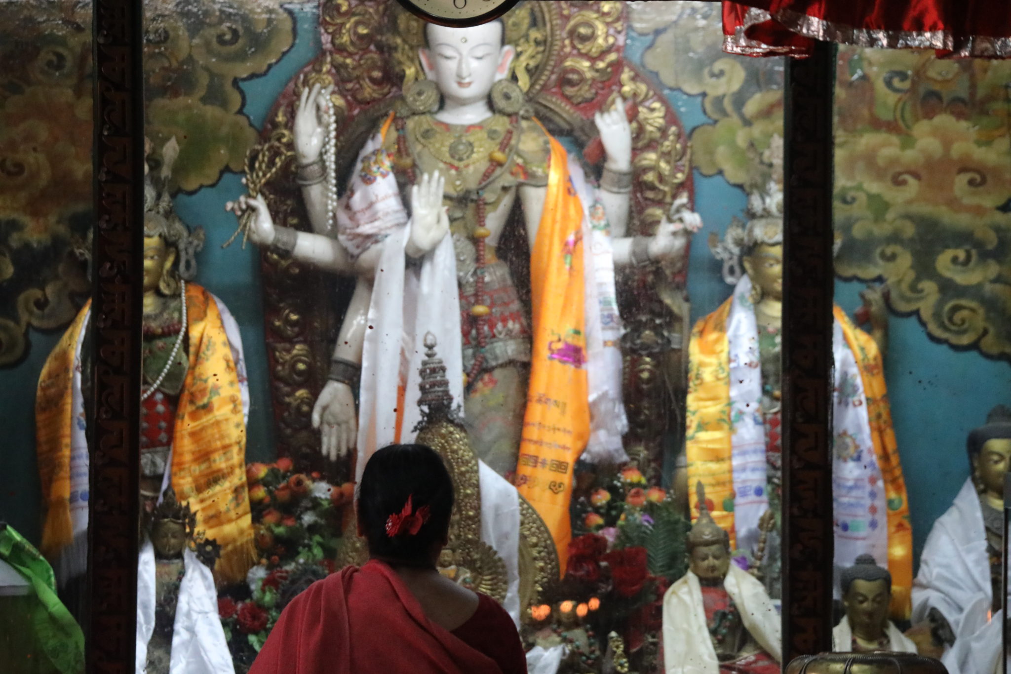 Patan Temple d'or Népal Statues Histoire Mes Indes Galantes Blog Avalokitesvara