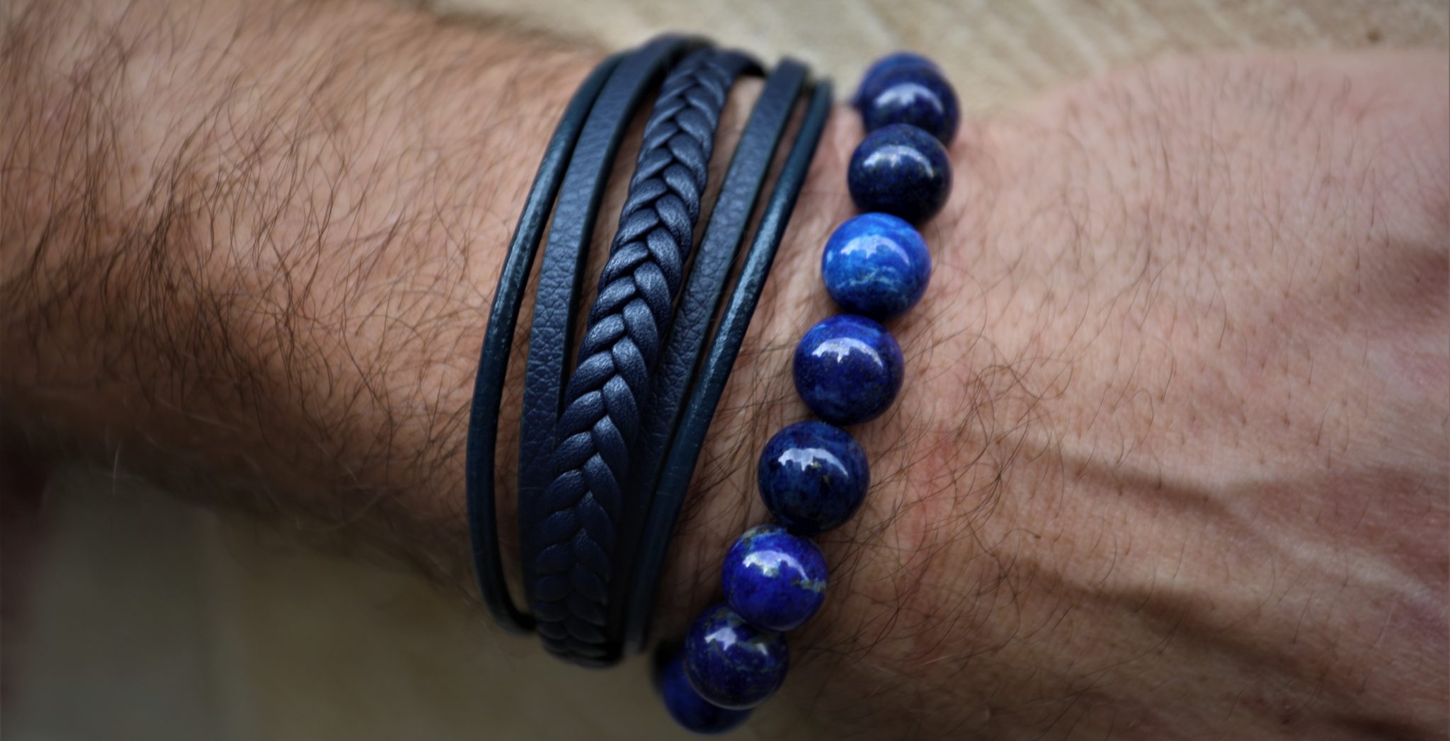 bracelet  lapis lazuli Mes Indes Galantes paris