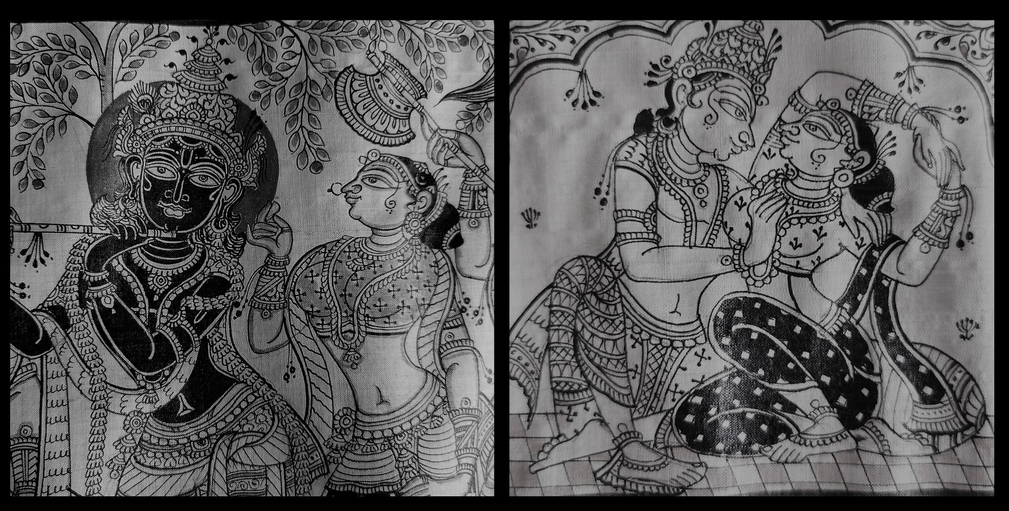 Pattachitra Peinture sur tissu Orissa Hindouisme